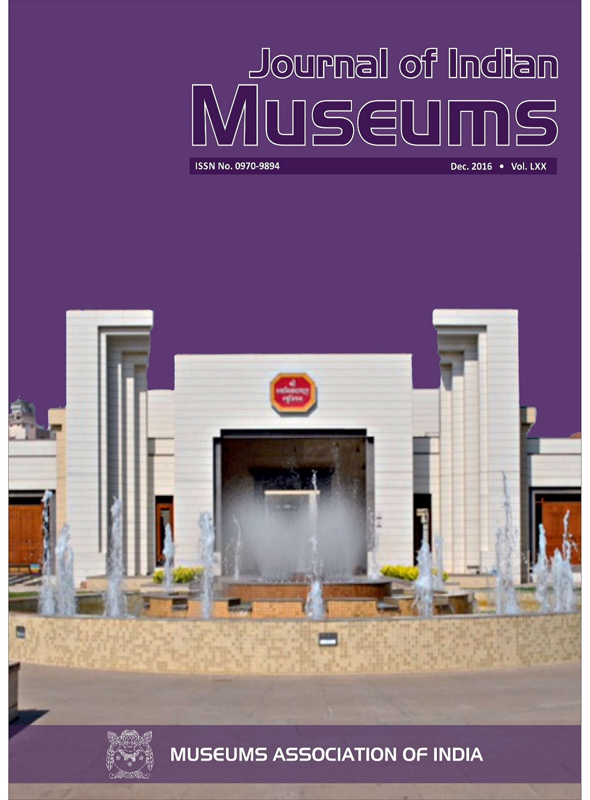 Journal of Indian Museums - December 2016